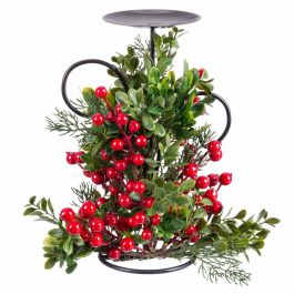 Candelabro Rojo Verde Metal Plástico Navidad 15 x 15 x 25 cm Precio: 27.2249995281. SKU: B12FR7SXWL