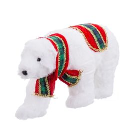 Adorno Navideño Multicolor Oso polar 28 x 12 x 21 cm Precio: 19.2390001936. SKU: B19H9J4FAT