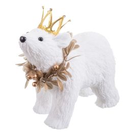 Adorno Navideño Blanco Oro Oso 21 x 11 x 18 cm Precio: 21.175000121. SKU: B16PP6SQCR