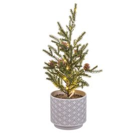 Árbol de Navidad Blanco Verde Polietileno 16 x 12 x 37 cm Precio: 12.68999963. SKU: B14E2HW746