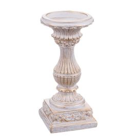 Candelabro Blanco Resina Navidad 9 x 9 x 19,5 cm Precio: 18.7549994797. SKU: B148J8KW8Q