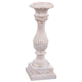 Candelabro Blanco Resina Navidad 10 x 10 x 29 cm Precio: 21.7679005929. SKU: B1CD94BHRP