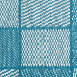 Alfombra de Exterior Meis 160 x 230 x 0,5 cm Azul Blanco Polipropileno