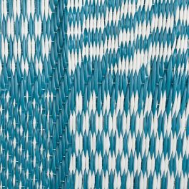 Alfombra de Exterior Meis 160 x 230 x 0,5 cm Azul Blanco Polipropileno