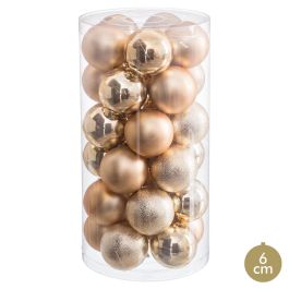 Bolas de Navidad Dorado Plástico Ø 6 cm (30 unidades) Precio: 14.5079001331. SKU: B1279T8L8H