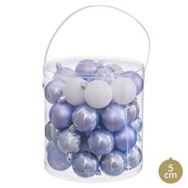 Bolas de Navidad Azul Plástico Ø 5 cm (40 unidades) Precio: 15.49999957. SKU: B1F6Y773SR