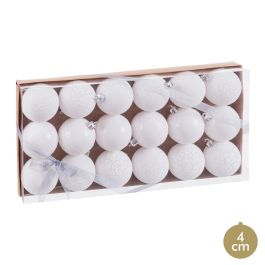 Bolas de Navidad Blanco Plástico Ø 5 cm (18 Unidades) Precio: 10.2849994313. SKU: B1BNDVPX35