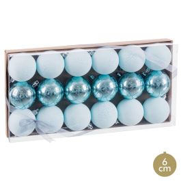 Bolas de Navidad Azul Plástico Ø 6 cm (18 Unidades) Precio: 13.9149996612. SKU: B1HRVJX2P4