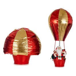 Figura Decorativa Globo Papá Noel 64 x 150 x 64 cm Rojo Dorado Plástico Figura Decorativa Globo Papá Noel 64 x 150 x 64 cm Rojo Dorado Plástico