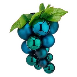 Bola de Navidad Uvas Pequeño Azul Plástico 15 x 15 x 20 cm Precio: 3.95000023. SKU: B1JJN6E8S8