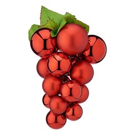 Bola de Navidad Uvas Rojo Plástico 18 x 18 x 28 cm Precio: 6.7899997. SKU: B1AXRR54V3