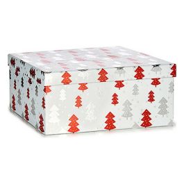Juego de Cajas Decorativas Árbol de Navidad Navidad Rojo Plateado Blanco Cartón Precio: 28.9500002. SKU: B1KCVM8RVK