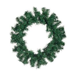 Corona de Navidad Verde Plástico 40 x 6 x 40 cm Precio: 4.49999968. SKU: B16QRLZNBX