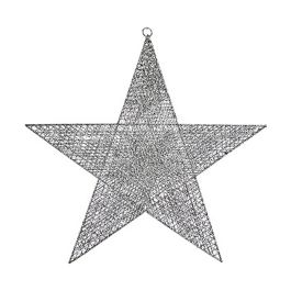 Adorno Navideño Plateado Estrella 50 x 51,5 x 0,5 cm Metal Precio: 3.95000023. SKU: B17WH89SMX
