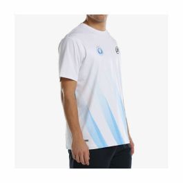 Camiseta Deportiva de Manga Corta Bullpadel Abino Blanco