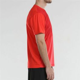 Camiseta de Manga Corta Hombre Bullpadel Afile Rojo