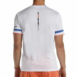 Camiseta de Manga Corta Hombre Bullpadel limar Blanco