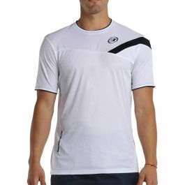 Camiseta de Manga Corta Hombre Bullpadel lucia Blanco