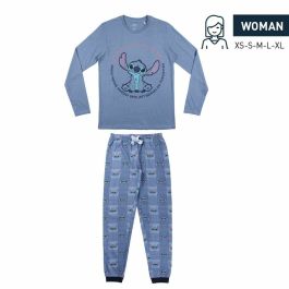 Pijama Stitch Mujer Azul Precio: 20.50000029. SKU: S0729173