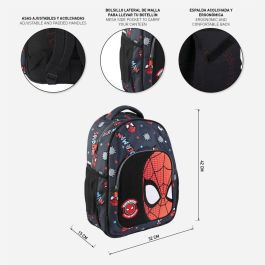 Mochila Escolar Spider-Man Negro 32 x 15 x 42 cm
