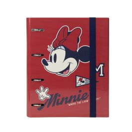 Carpeta de anillas Minnie Mouse A4 Rojo (26 x 32 x 4 cm) Precio: 3.95000023. SKU: S0732005