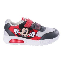 Zapatillas Deportivas con LED Mickey Mouse Rojo