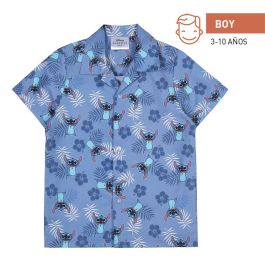 Camisa Stitch Azul Precio: 16.94999944. SKU: S0733607