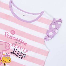 Pijama de Verano Peppa Pig Rosa Morado