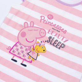 Pijama de Verano Peppa Pig Rosa Morado