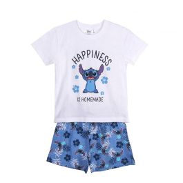 Pijama Infantil Stitch Azul