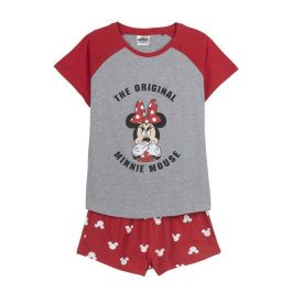 Pijama de Verano Minnie Mouse Rojo Mujer Gris Precio: 23.94999948. SKU: S0731124