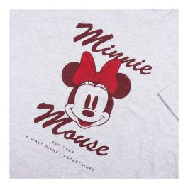 Pijama Minnie Mouse Gris Mujer