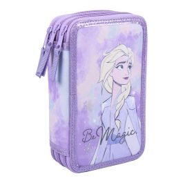 Estuche Escolar con Accesorios Frozen 43 Piezas Lila (12,5 x 6,5 x 19,5 cm) Estuche Escolar con Accesorios Frozen 43 Piezas Lila (12,5 x 6,5 x 19,5 cm)