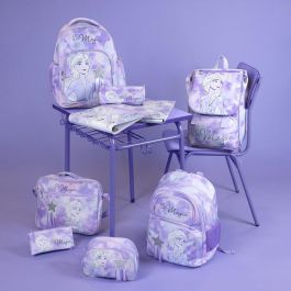 Estuche Escolar con Accesorios Frozen 43 Piezas Lila (12,5 x 6,5 x 19,5 cm) Estuche Escolar con Accesorios Frozen 43 Piezas Lila (12,5 x 6,5 x 19,5 cm)