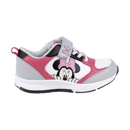 Zapatillas Deportivas Infantiles Minnie Mouse Gris Rosa
