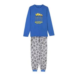 Pijama Minions Hombre Azul (Adultos) Precio: 13.95000046. SKU: S0733050