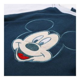 Pelele de Manga Larga para Bebé Mickey Mouse Azul