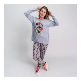 Pijama Minnie Mouse Gris Mujer