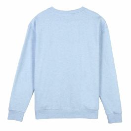 Sudadera sin Capucha Unisex Stitch Azul claro