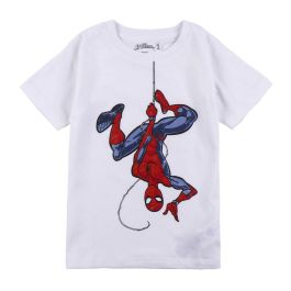 Camiseta de Manga Corta Infantil Spider-Man Blanco Precio: 10.95000027. SKU: S0738539