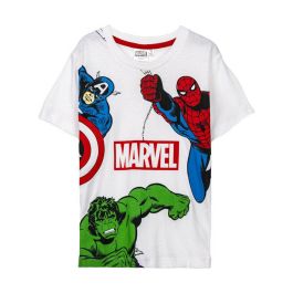Camiseta de Manga Corta The Avengers Infantil Blanco Precio: 12.94999959. SKU: S0735885