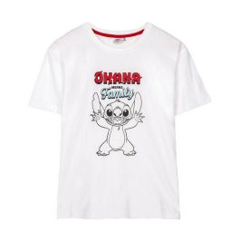 Camiseta de Manga Corta Mujer Stitch Blanco Precio: 13.95000046. SKU: S0735880