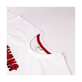 Camiseta de Manga Corta Mujer Stitch Blanco