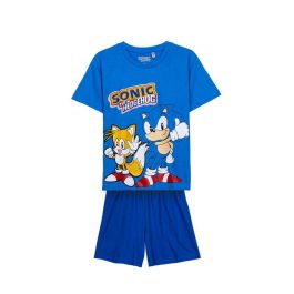 Pijama Infantil Sonic Azul oscuro