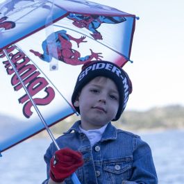 Gorro Infantil Spiderman Rojo (Talla única) Gorro Infantil Spiderman Rojo (Talla única)