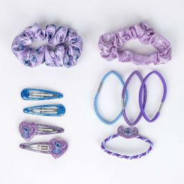 Accesorios para el Pelo Stitch Azul Morado 10 Piezas