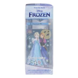 Set papelería coloreable frozen