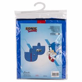 Poncho Impermeable con Capucha Sonic Azul