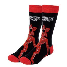 Calcetines Stranger Things Negro Rojo 3 Piezas 36-41