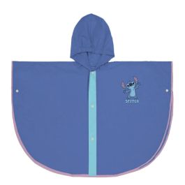 Poncho Impermeable con Capucha Stitch Azul Precio: 12.98999977. SKU: S0737980